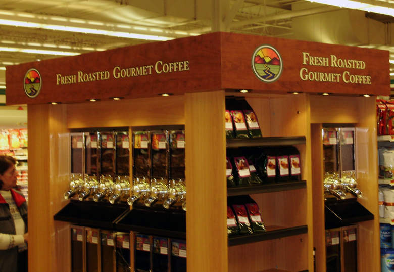 Coffee Display at Hurley Ridge Market